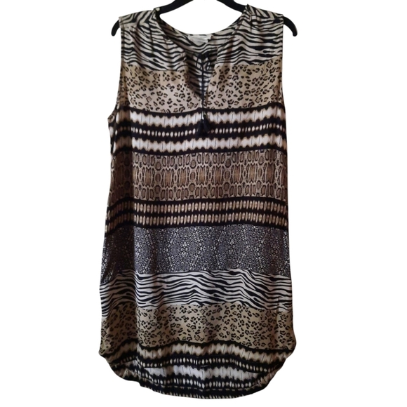 Beachlunchlounge Animal Print Dress Large - Picture 1 of 4